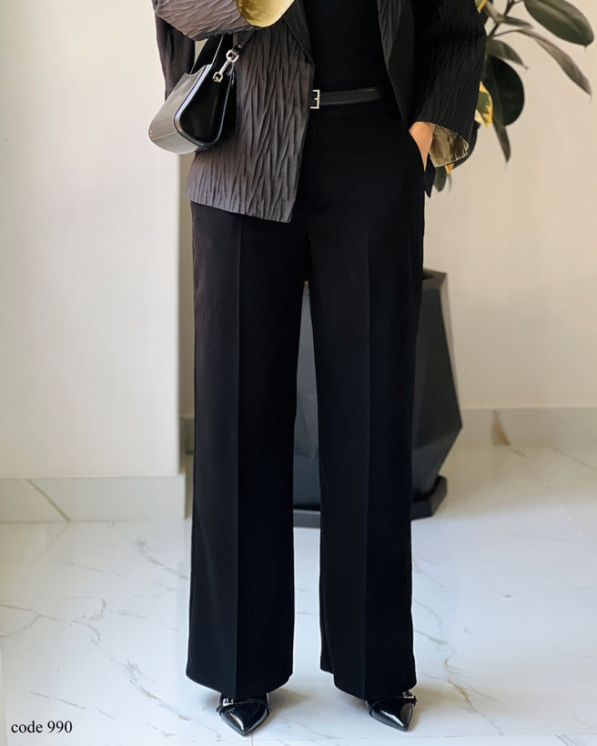 شلوار پارچه ای گاباردین بگ زنانه و دخترانه